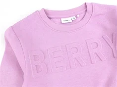 Name It pastel lavender short loose sweatshirt